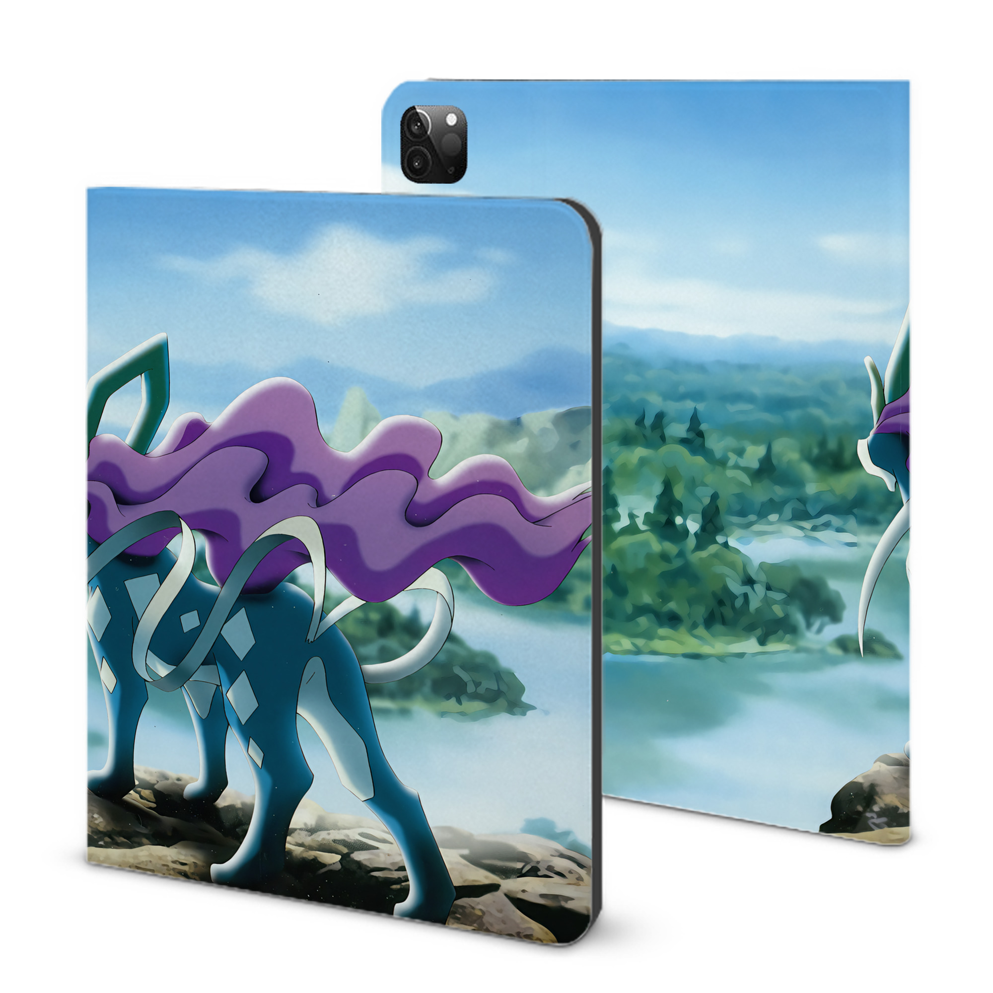 （画像用） ポケットモンスター Pokémon IPadケース ペンホルダー付き ブックスタイルデザイン